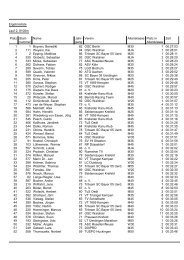 Lauf 2-8100mGesamtklassement - DJK-VFL-Forstwald eV