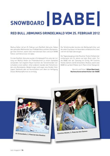 März 2012 - Regionalverband Schneesport Mittelland