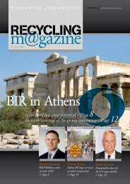 please click here for the pdf-version - RECYCLING magazin