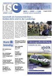 915042 Inhalt.indd - Isenstedter Sport-Club e.V.