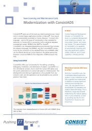 Modernization with ConsistADS - Consist Software Solutions GmbH