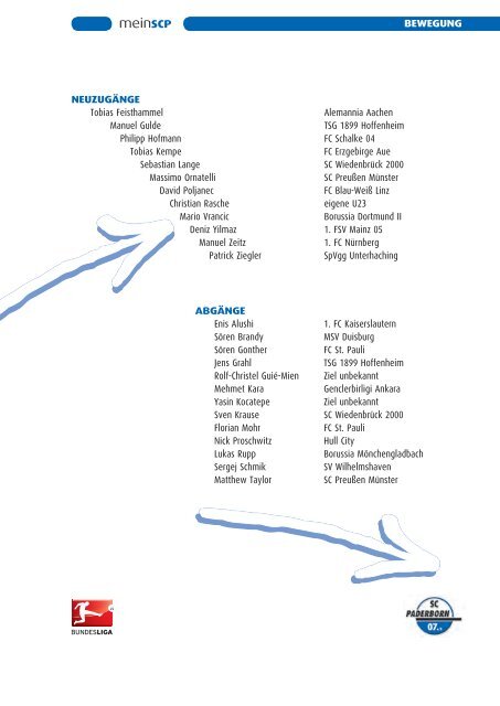 PRESSEmappe 2012|2013 - SC Paderborn 07