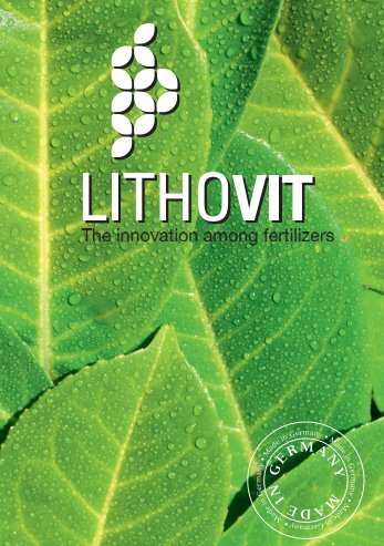 The innovation among fertilizers - Lithovit.net