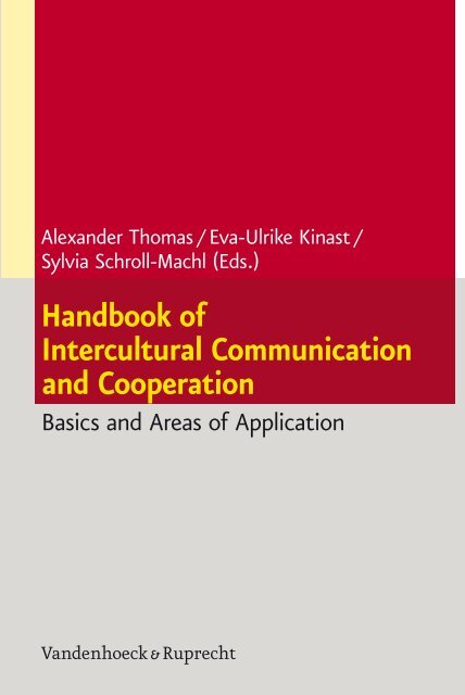 Handbook of Intercultural Communication and ... - E-cademic