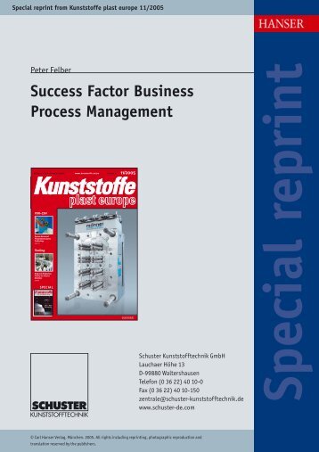 Success Factor Business Process Management - Schuster ...