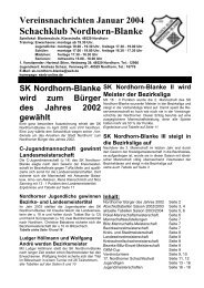 Chronik 2004 - Schachklub Nordhorn-Blanke von 1955 e.V.