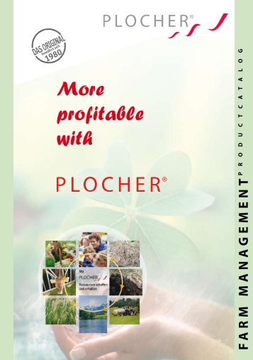 Agrarkatalog Plocher GmbH - PLOCHER Integrated Solutions