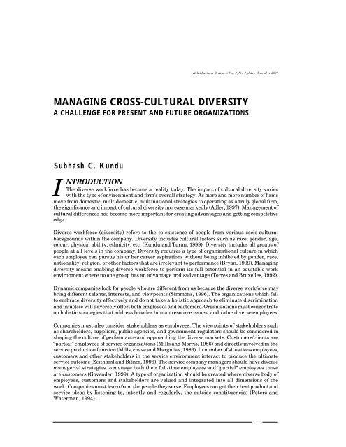 Cultural Differences In Business Management