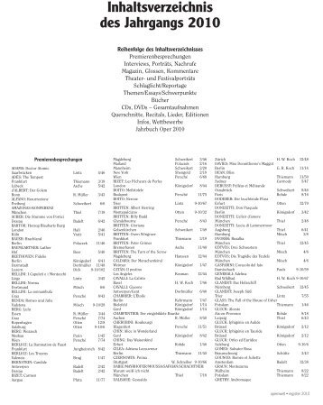 Reihenfolge des Inhaltsverzeichnisses - Kultiversum