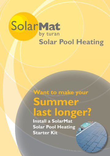 SolarMat Solar Pool Heating Brochure.indd - HY-CLOR