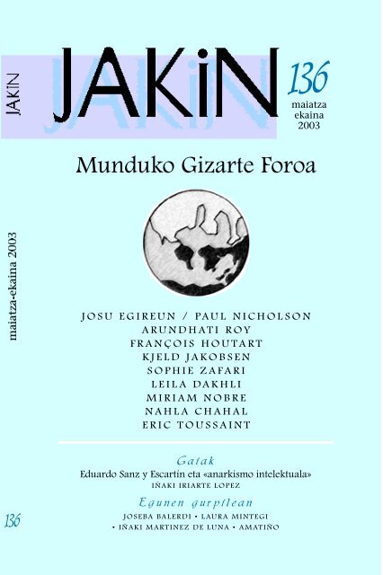 Munduko Gizarte Foroa - Jakin