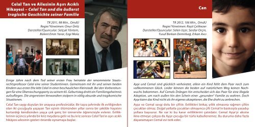 Deutsch-türkische Filmtage türk-alman Fİlm günlerİ DelPhi arthaus ...