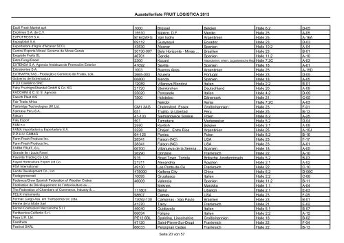 Download Ausstellerliste - FRUIT LOGISTICA Virtual Market Place