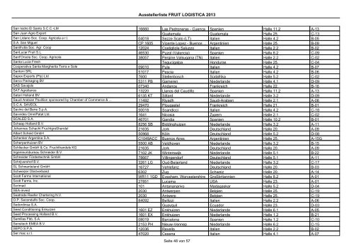 Download Ausstellerliste - FRUIT LOGISTICA Virtual Market Place