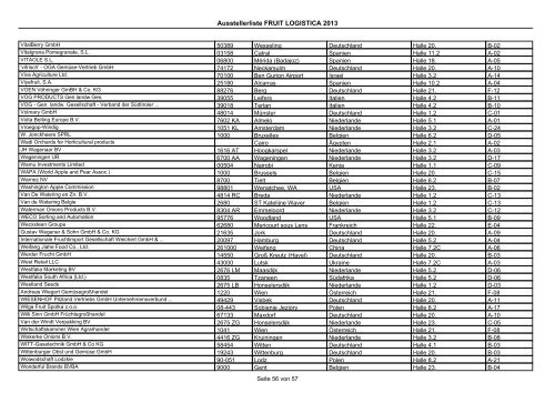 Download Ausstellerliste - FRUIT LOGISTICA Virtual Market Place