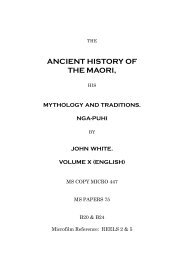 Volume I - New Zealand Electronic Text Centre