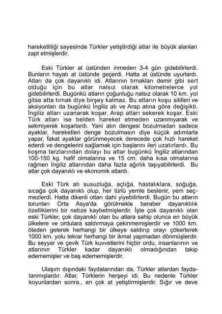 TÜRK AT IRKLARI - Anadolu Atçılığını Geliştirme Komitesi