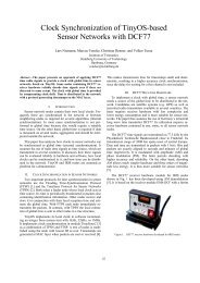 Clock Synchronization of TinyOS-based Sensor Networks with DCF77