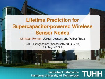 Lifetime Prediction for Supercapacitor-powered Wireless ... - TUHH