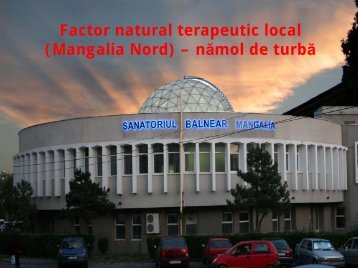 Factor natural terapeutic local (Mangalia Nord) – nămol de turbă