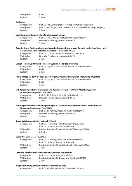 fsp selbstorganisierende mobile sensor- und ... - SomSed