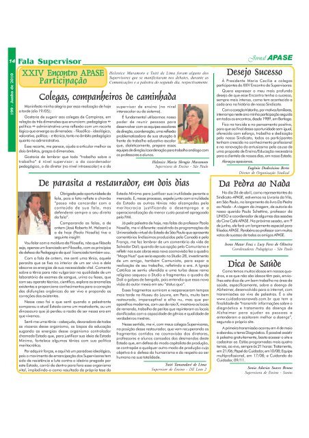 Jornal APASE - 199 - junho/2010