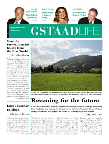 no. 18/07 - GstaadLife print edition