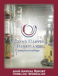 2006 Annual Report - Second Harvest Heartland