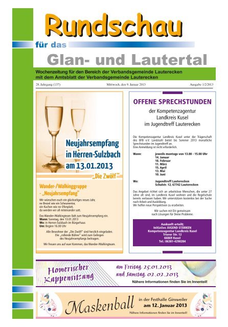 Amtsblatt KW 1/2 - Verbandsgemeinde Lauterecken