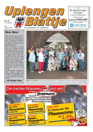 07 / 2005 - Uplengen Blattje