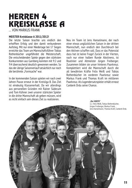 verantwortung - TSV Neuenstein Tischtennisabteilung