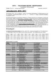 Seniorensport Zech - BTTV - Bezirk Oberfranken