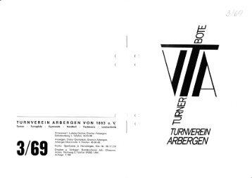 Turnerbote 1969 Ausgabe 3.pdf - TV Arbergen von 1893 eV