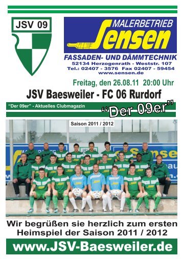 Der 09er - JSV Baesweiler 09