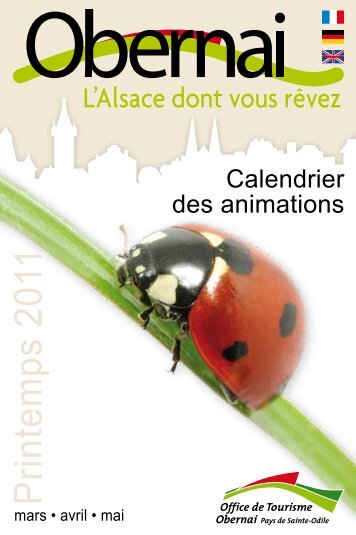 Calendrier des animations Printemps Obernai 2011