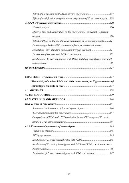 the inhibitory properties of and mode of action of plant essential oils ...