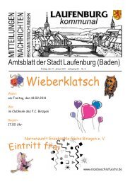Amtsblatt der Stadt Laufenburg (Baden)(Baden)