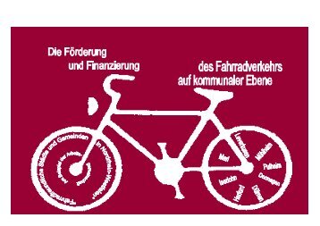 Förderung und Finanzierung des Fahrradverkehrs