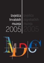 Izvješća hrvatskih muzeja 2005 - MDC