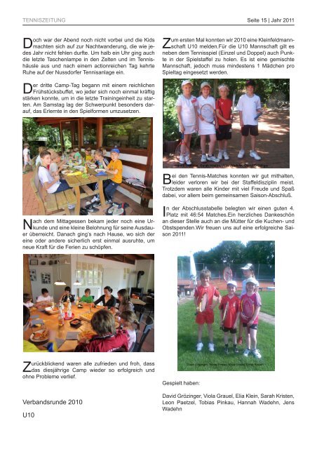 TSV Nussdorf 4.11 ausge. f. Print:Layout 1 - Tennisfreunde Nussdorf ...