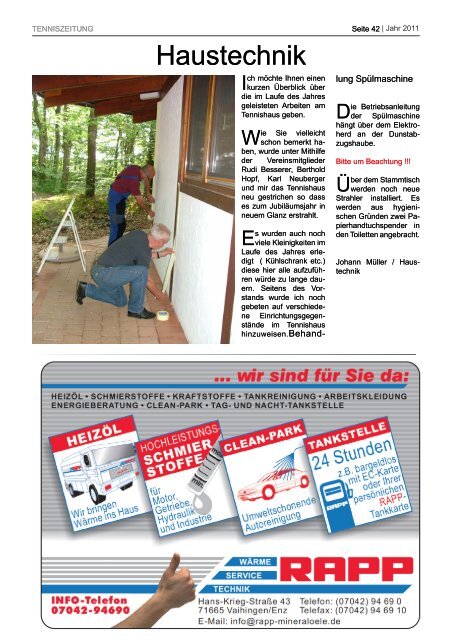 TSV Nussdorf 4.11 ausge. f. Print:Layout 1 - Tennisfreunde Nussdorf ...