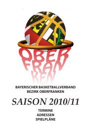 Saisonheft 2010/11 (PDF) - Bezirk Oberfranken - BBV