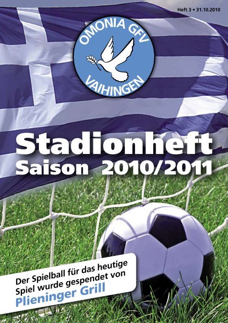 Stadionheft - SGM Omonia-1.FCLL04-Vaihingen