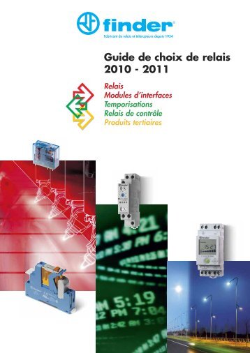 Guide de choix de relais 2010 - 2011 - Finder