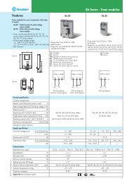 Features 86 Series - Timer modules - Finder