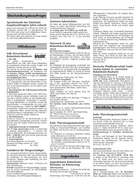 Amtsblatt der Gemeinde Bobenheim-Roxheim