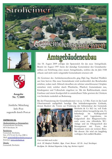 Gemeindenachrichten September und Oktober 2009 - Stroheim