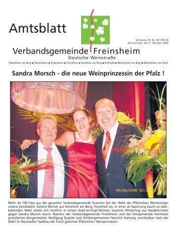 Sandra Morsch - Verbandsgemeinde Freinsheim