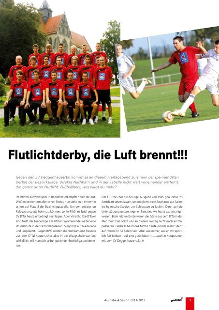 Ausgabe zum 14.10.2011 pdf-Datei, 3 - beim FC Rot-Weiß Salem!