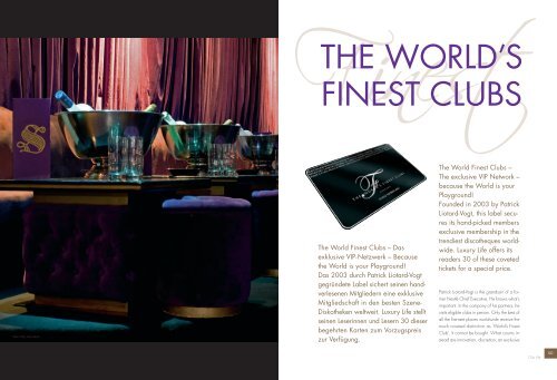 The World Finest Clubs - The World's Finest Clubs